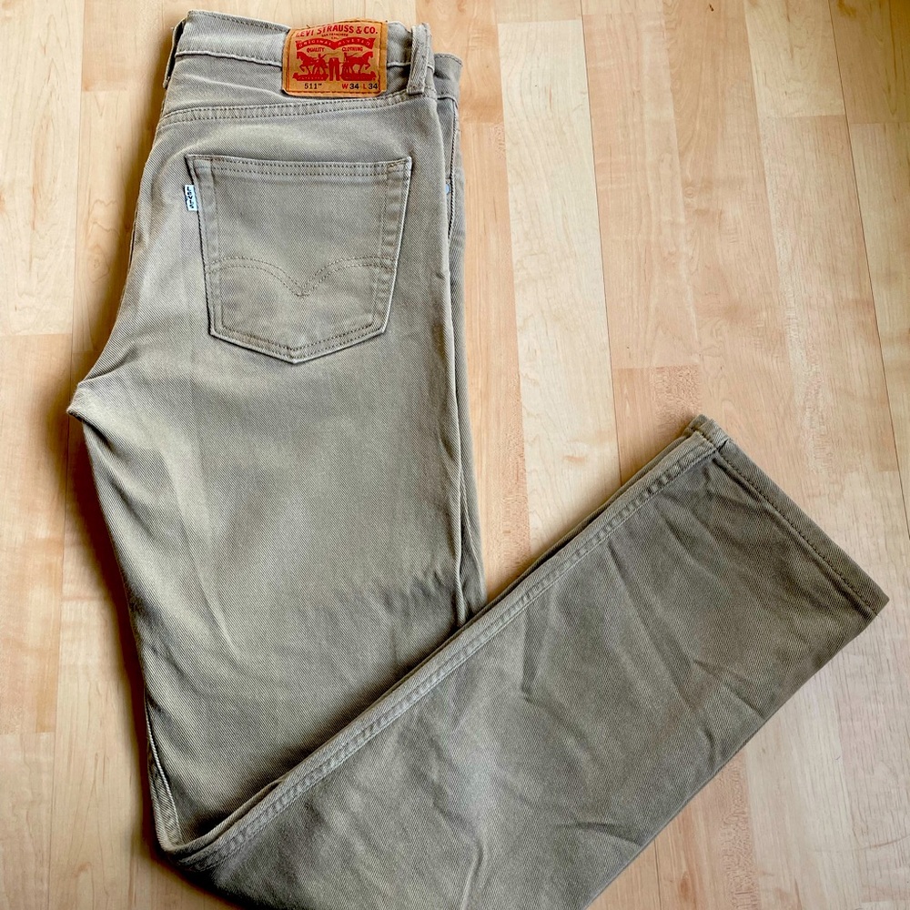 Levi 511 jeans. 34 x 34.